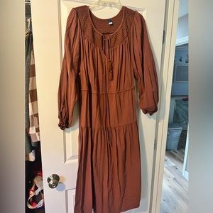 Old Navy Fall Maxi Dress